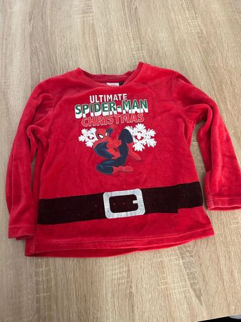 Haut de pyjama Spiderman chaud 3/4 ans