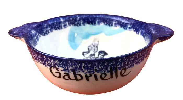 Bol à oreilles Faïence Les Sables d' Olonne Prénom : Gabrielle