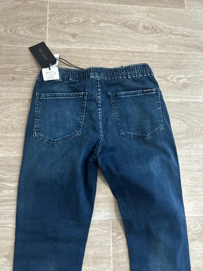 Jean jogging bleu Teddy Smith jogger 12ans - photo numéro 4