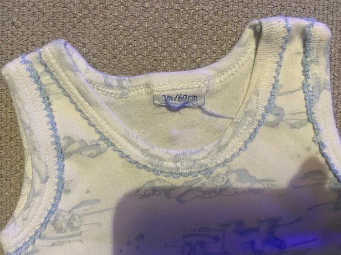 Body petit bateau 3 mois sans manches marcel - photo numéro 3