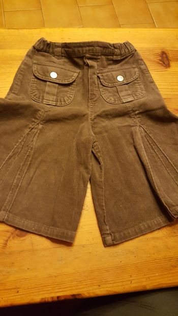 Jupe short velours fin Vert baudet 4 ans