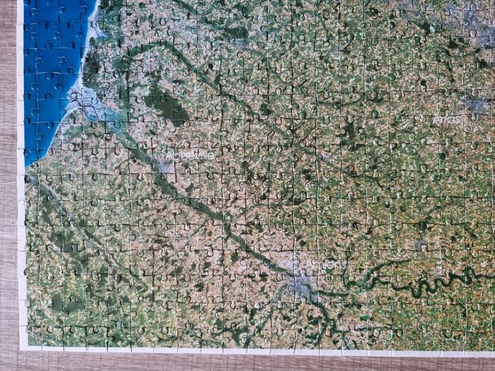 Puzzle 1000 pièces Vue Satellite du Nord de la France - photo numéro 5