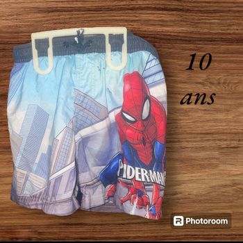 Short de bain spiderman