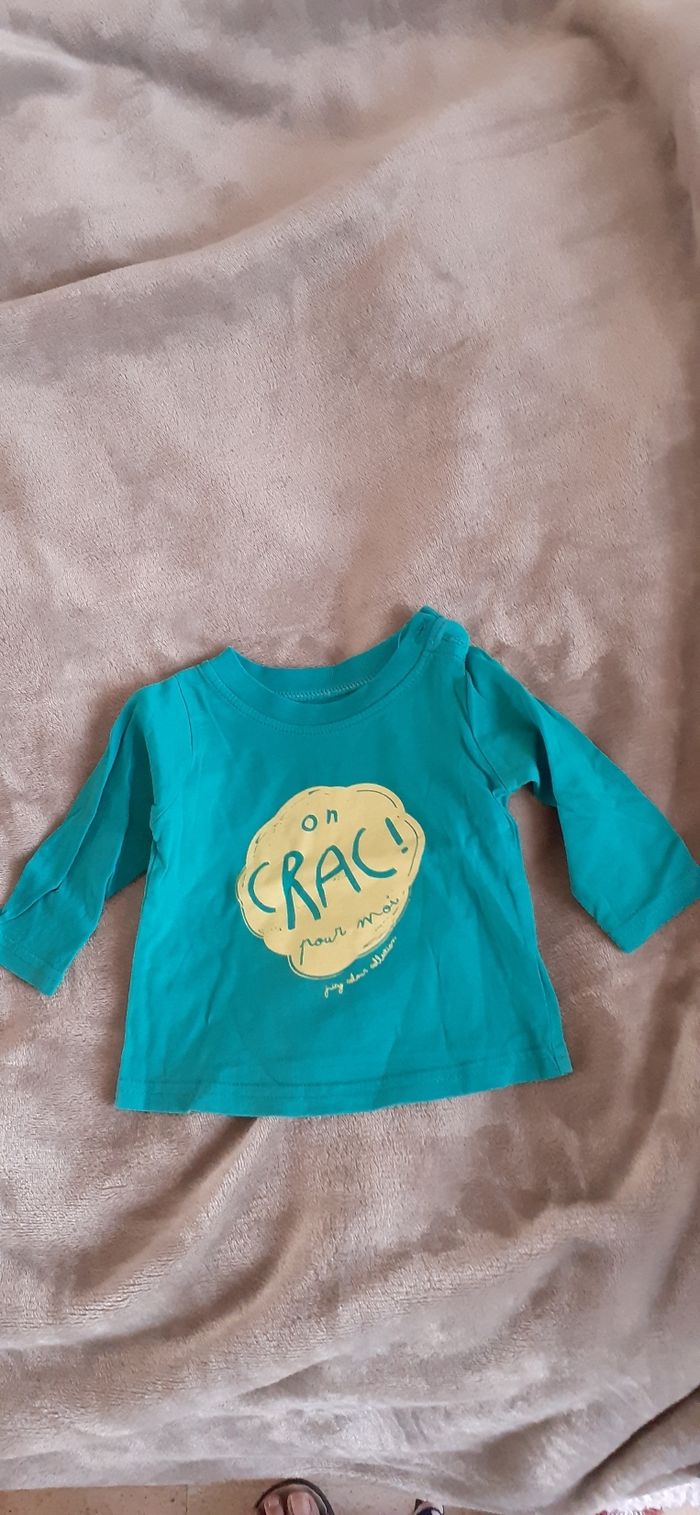 Tee-shirt bébé garçon 3 mois