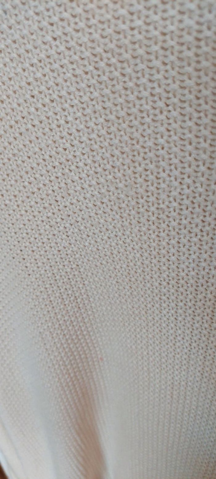 Beau pull long femme Divided by H&M taille M écru excellent état - photo numéro 4