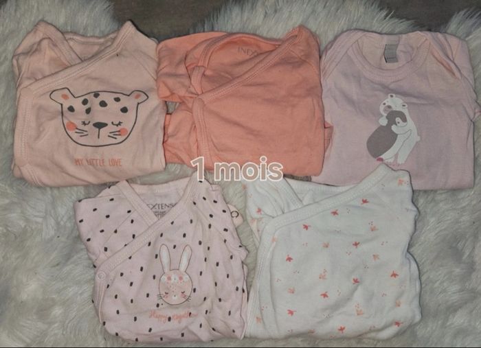 Lot bodies 1 mois - photo numéro 2