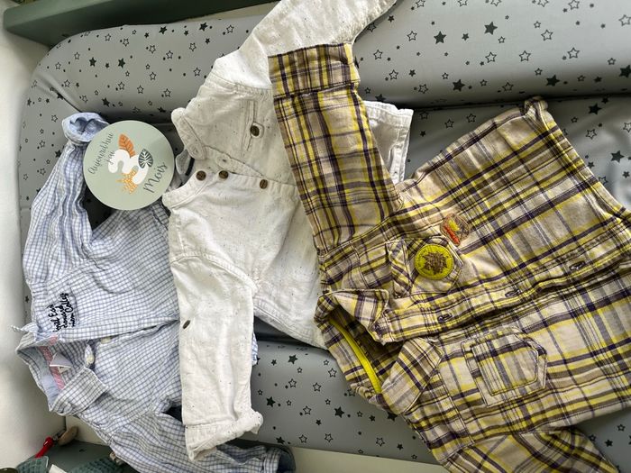 Lots chemise 3 mois - photo numéro 2