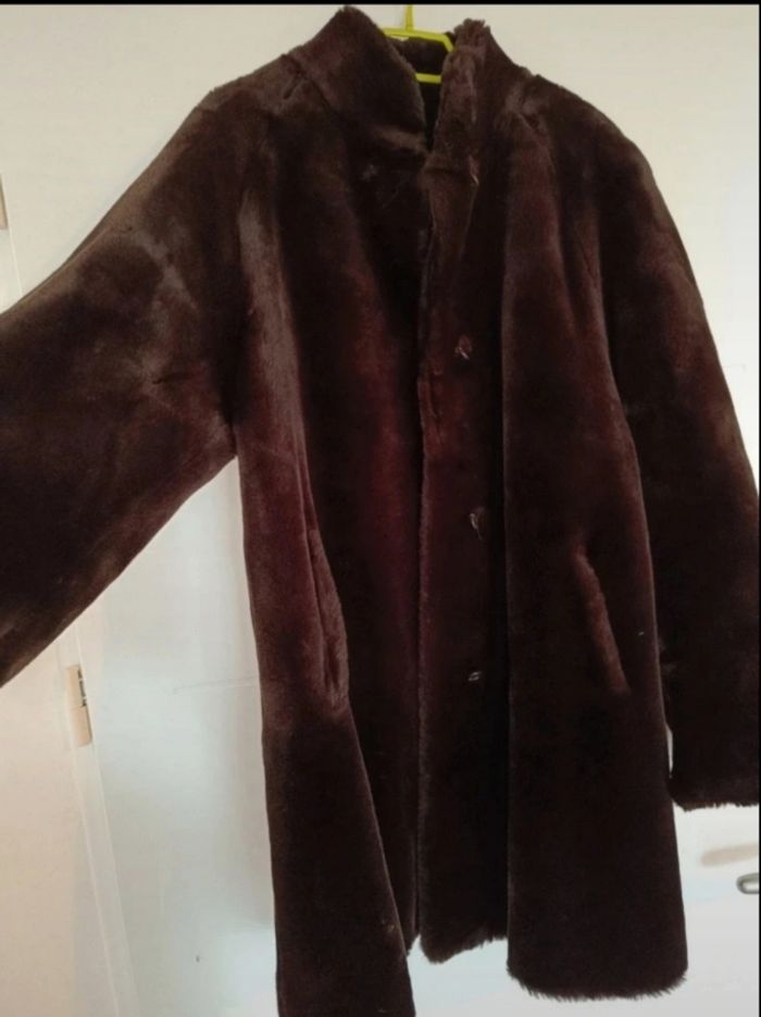 Manteau imitation fourrure - photo numéro 2