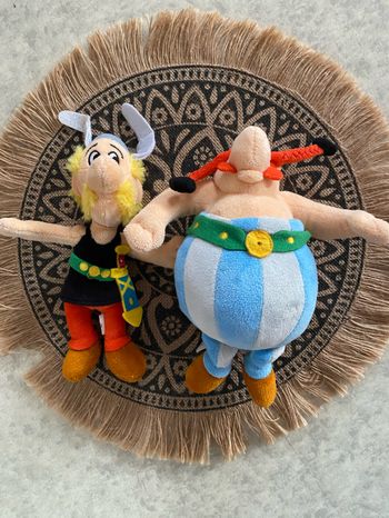 Peluches Astérix et Obelix