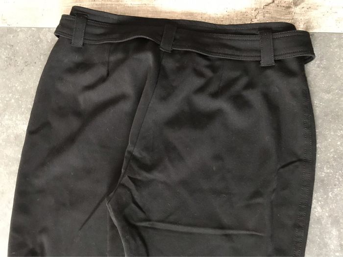 Pantalon fluide noir avec ceinture taille 40 - photo numéro 4