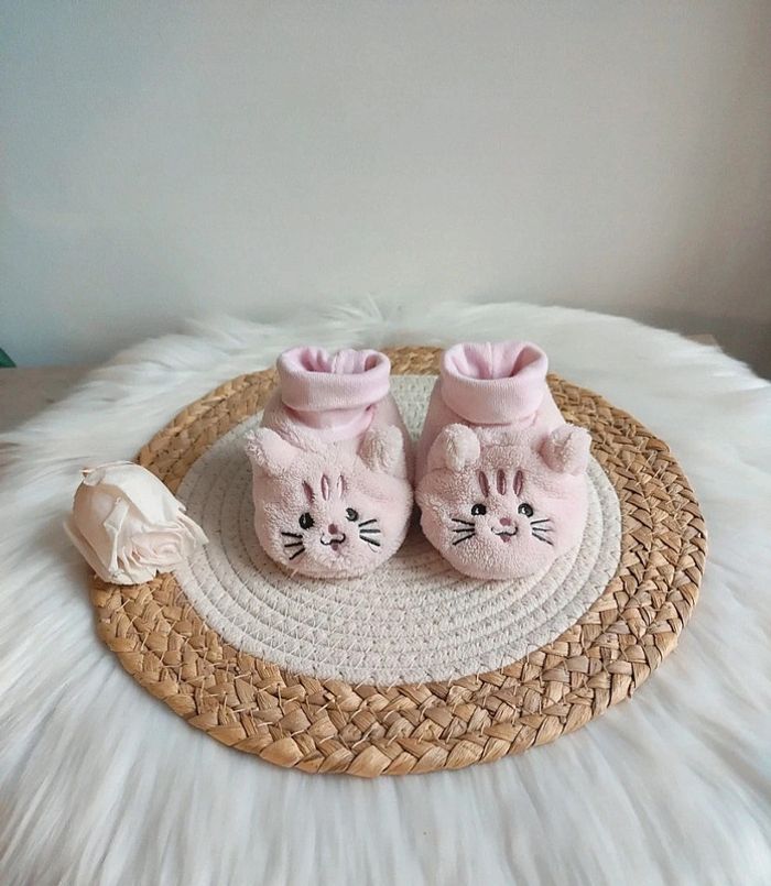 🌸 Jolis chaussons bébé 🌸