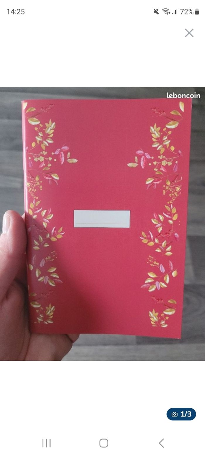 Petit carnet de note Yves Rocher🌹