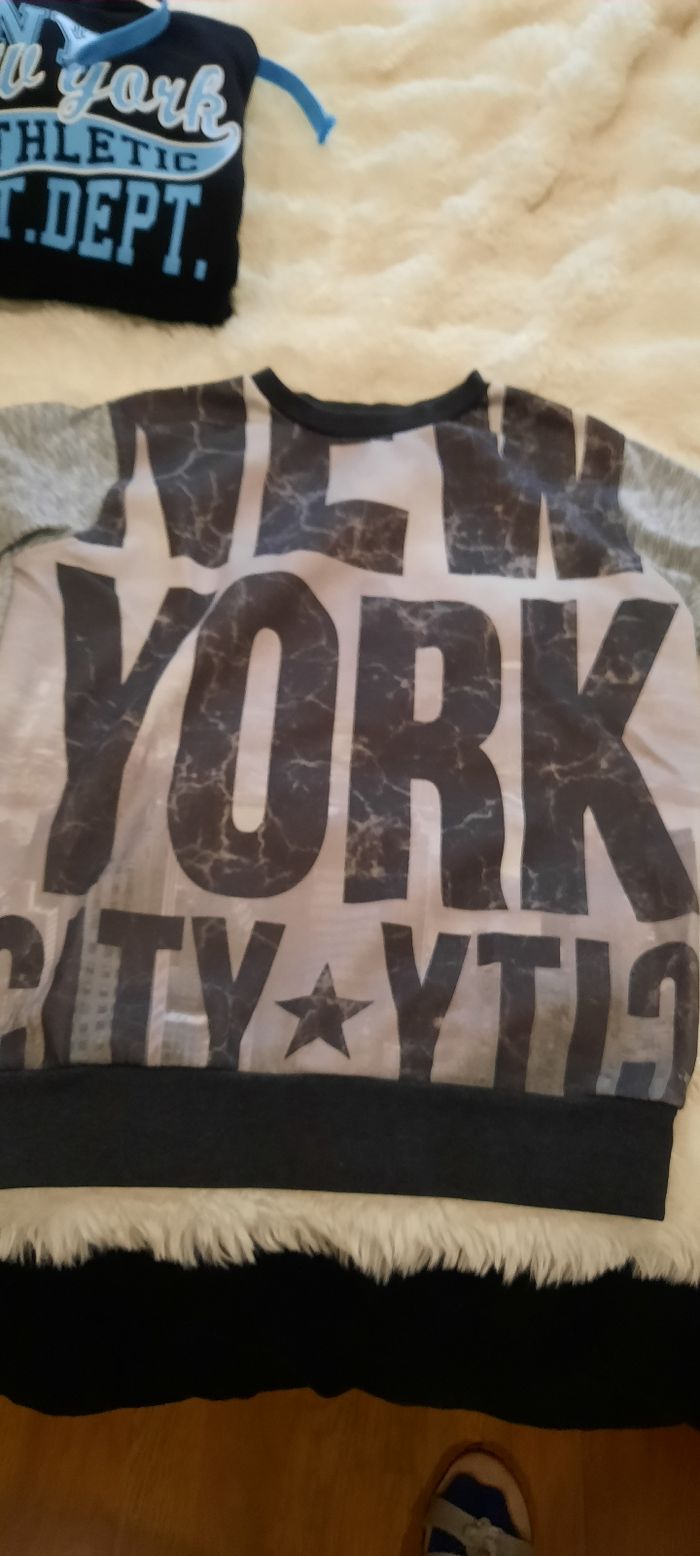 Sweat garcon gris mention New York - photo numéro 2
