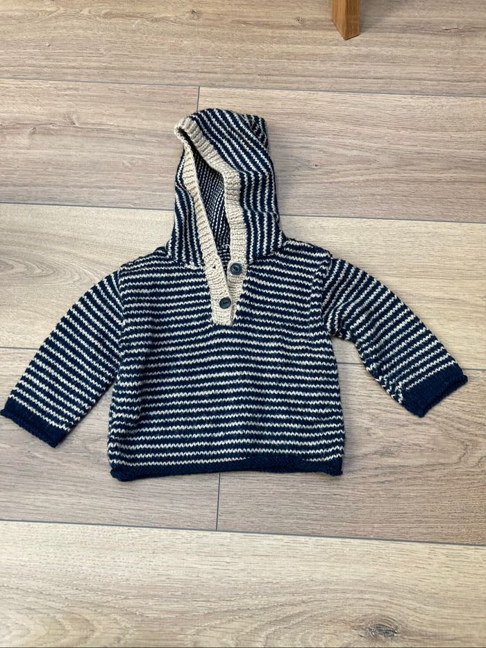 Pull rayé 6 mois