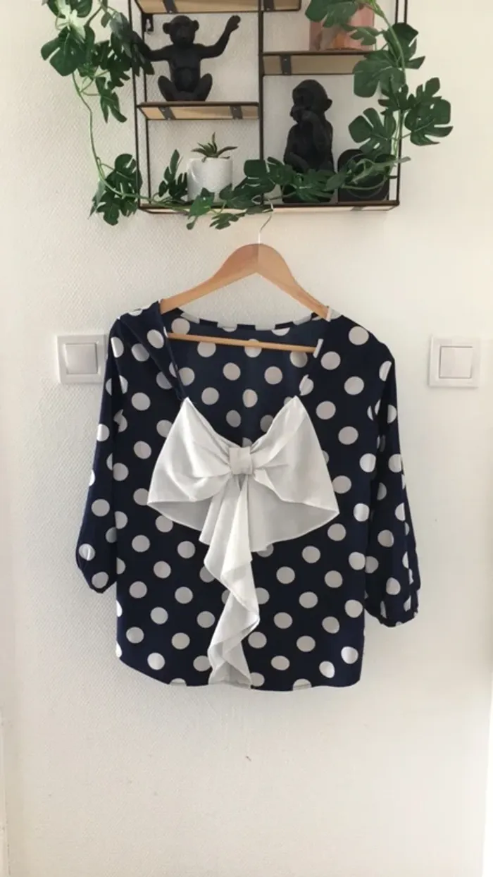 Blouse 3/4 Shein (blanc), S / 36 / 8 - photo numéro 3