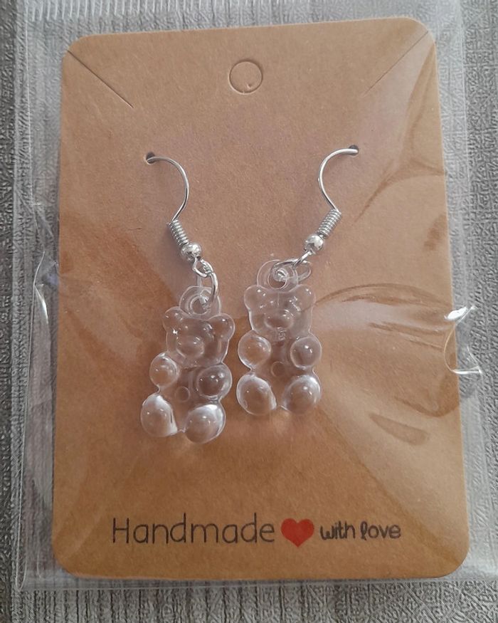 Boucles d'oreilles ours