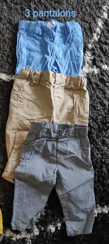 Lot de 3 pantalons bébé