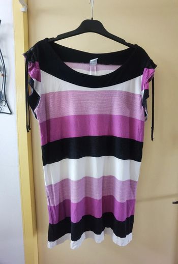 T-shirt long rayé XL M&S