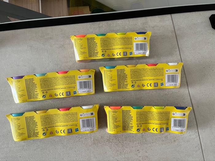 Lot de 20 pots de pate à modeler play doh - photo numéro 2
