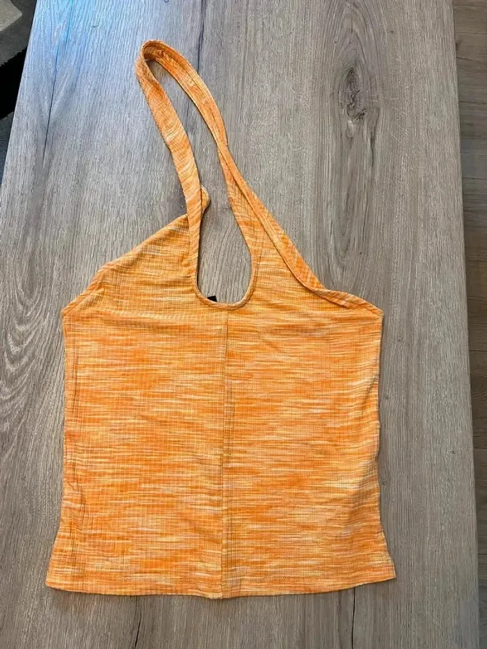 Top orange - Taille L - photo numéro 2
