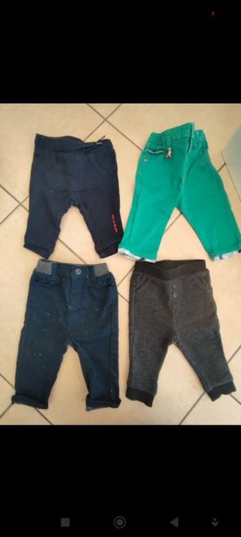 4 pantalons 6 mois