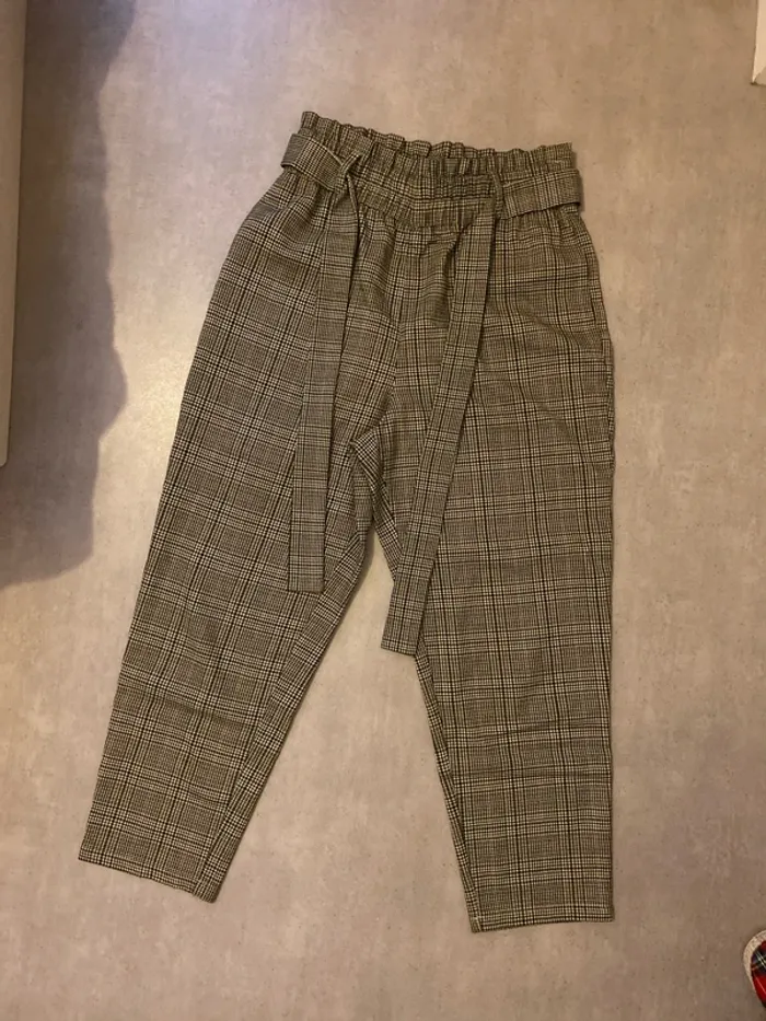 Pantalon à carreaux Vila - photo numéro 3