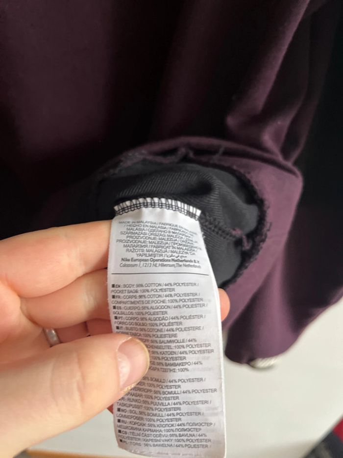 Sweat Nike bordeaux taille S homme - photo numéro 5