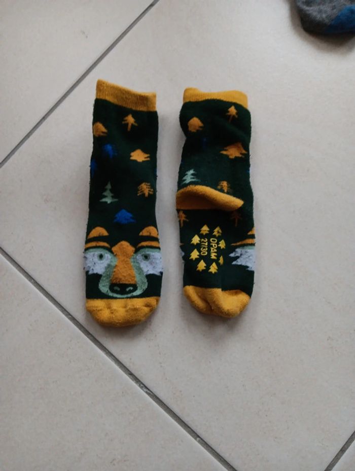 Chaussettes épaisses antidérapantes 27/30 DPAM