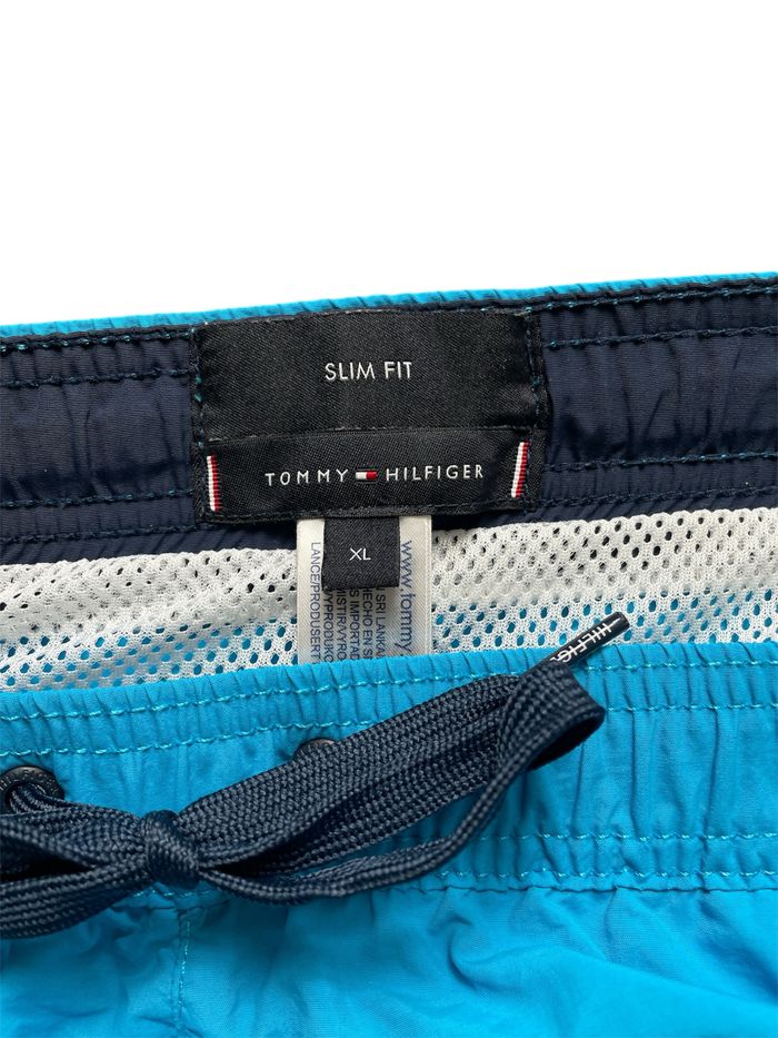 Short de bain homme Tommy Hilfiger bleu ciel avec Logo - Taille XL couleur - photo numéro 5
