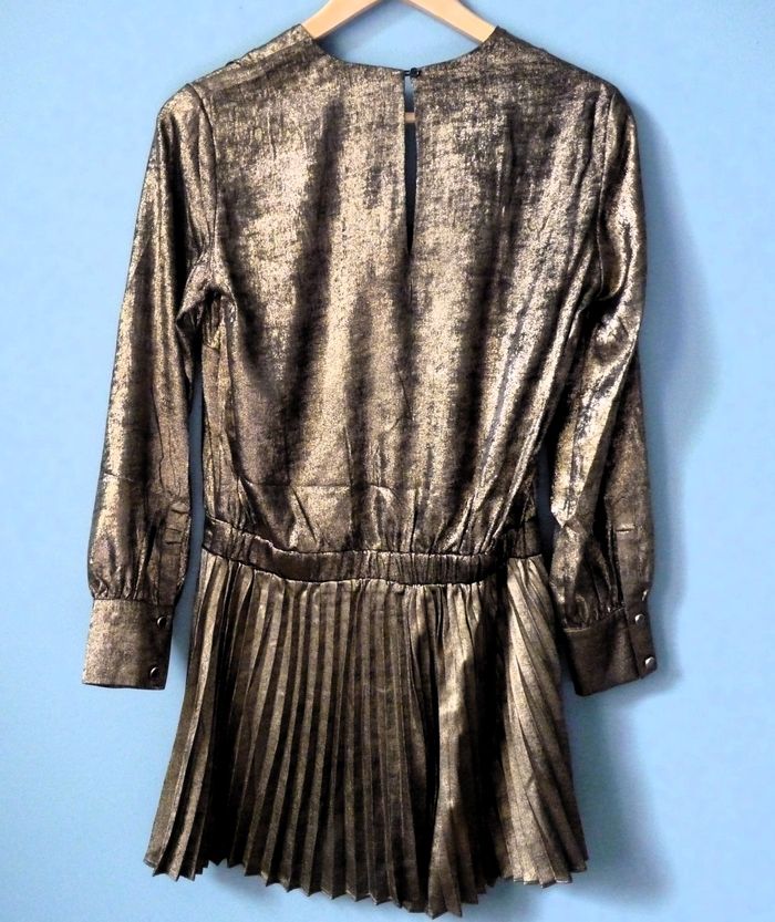 Robe Femme combinaison I.Code by IKKS 36 S Neuve bronze doré fêtes - photo numéro 4