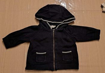 Gilet bleu marine Cyrillus 9 mois