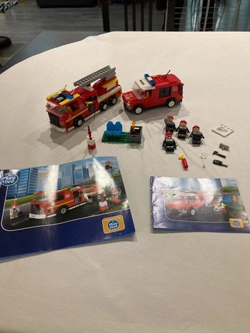 Lego camions de pompier playtive