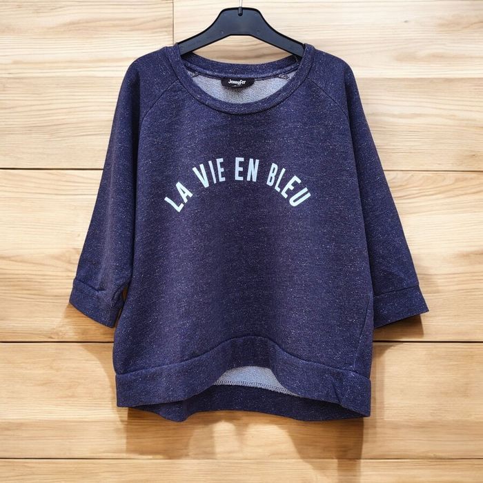 Sweat Jennyfer XS / 34 – comme neuf - bleu marine - style casual