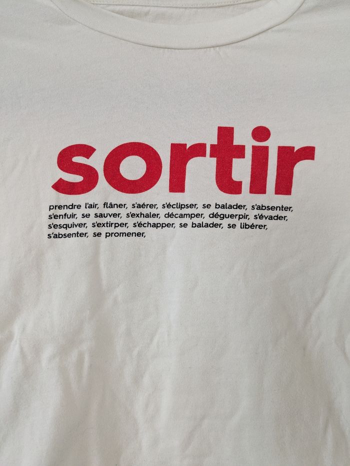 Tshirt a slogan en coton bio - photo numéro 2