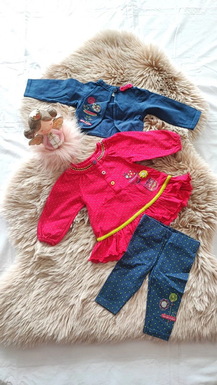 Ensemble 3 pièces premaman 1 mois