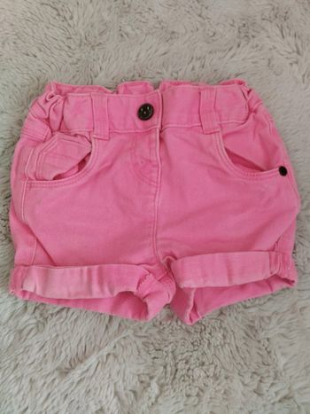 Short en jean taille 18 mois