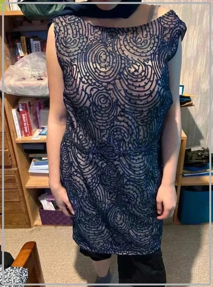 Magnifique robe de soiree taille 46 - photo numéro 2
