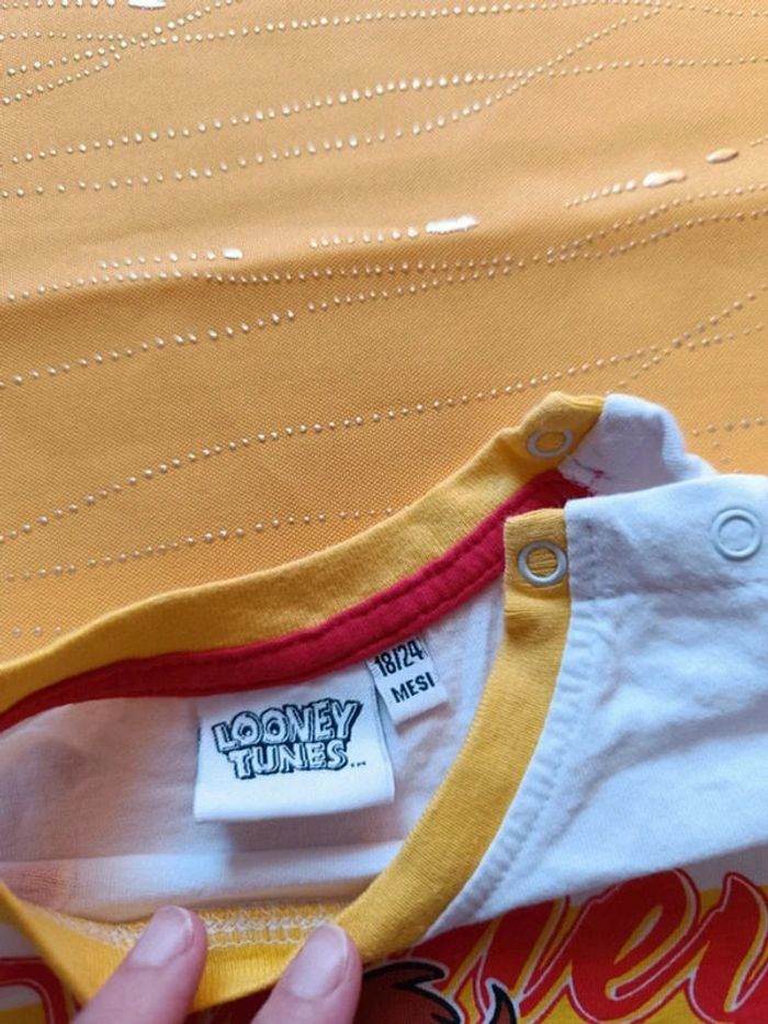 Pyjama short et t-shirt Taz 18-24 mois - photo numéro 2