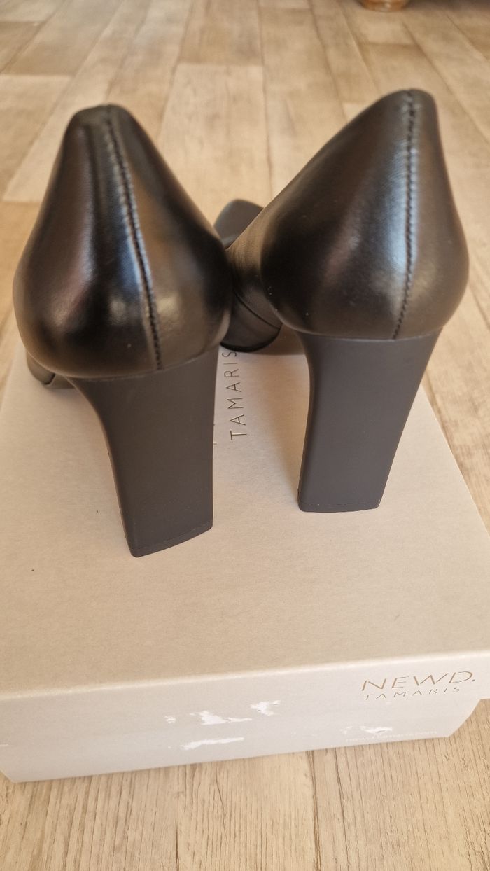 Tamaris MERLOT escarpin en cuir taille 37 - photo numéro 4