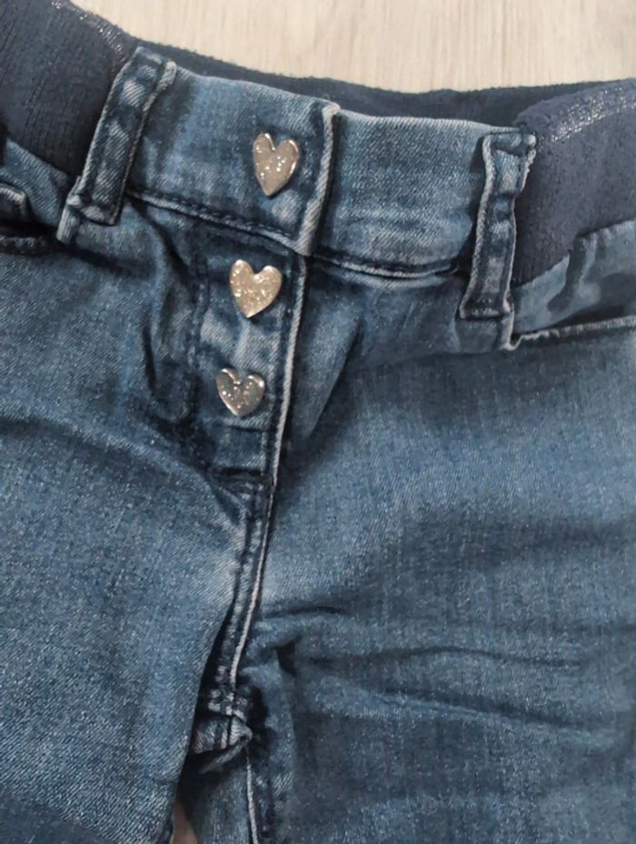 Jean détails coeur - photo numéro 3