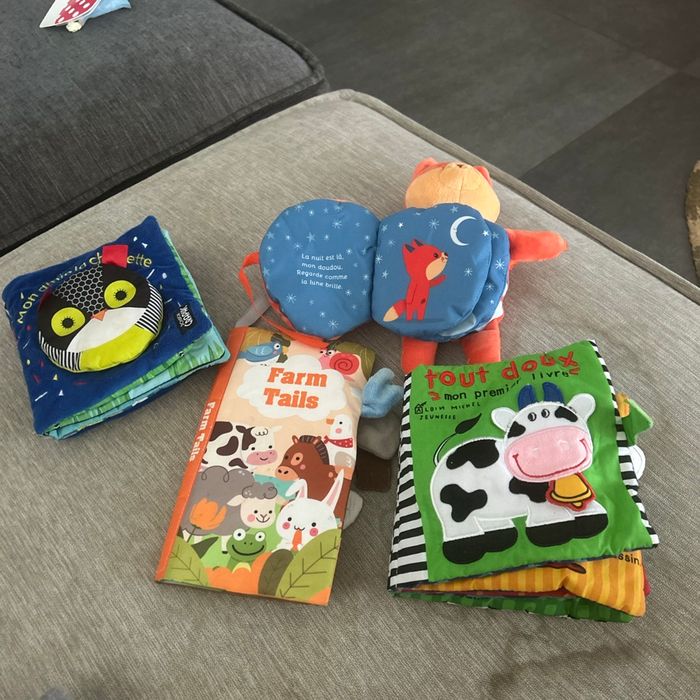 Lot de 4 livres d’éveil