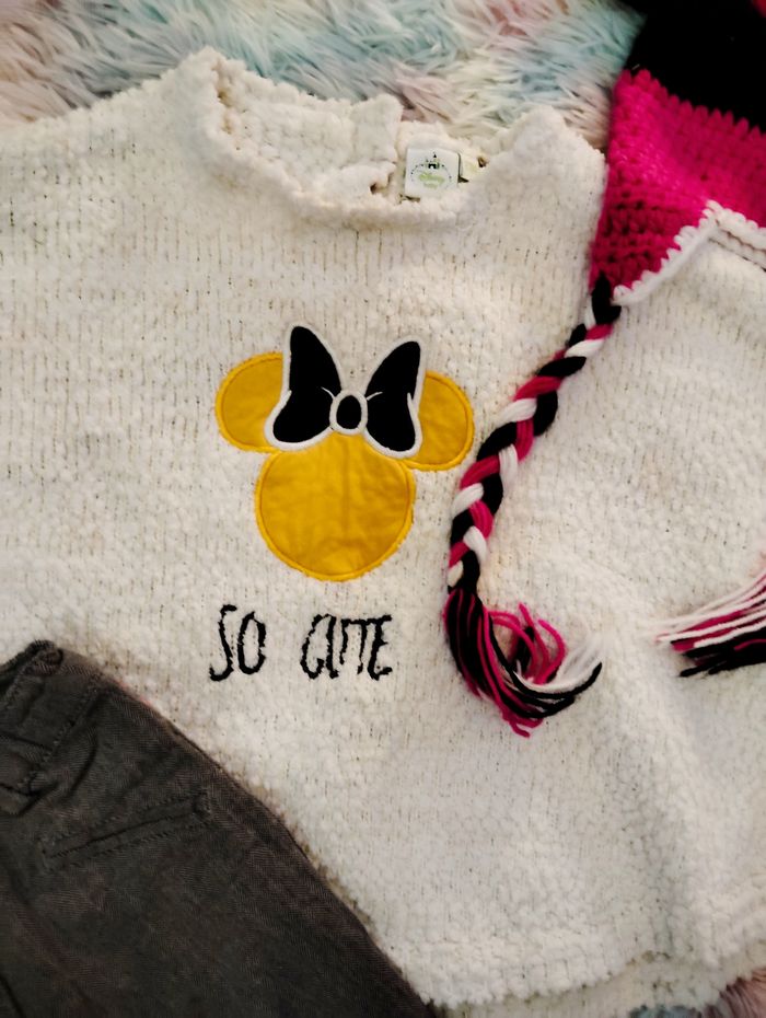 Lot vêtements Minnie 2/3 ans école Disney ensemble - photo numéro 2