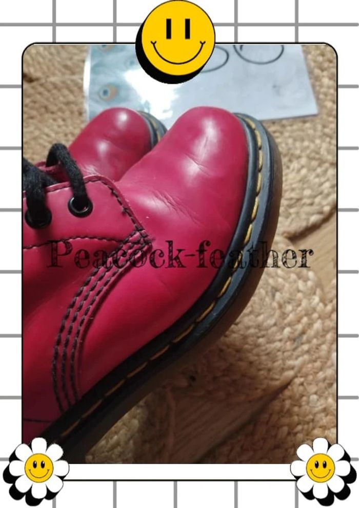 Bottines dr Martens rouges 36 - photo numéro 13
