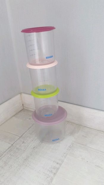 Lot de 4 Baby Portions (350ml, 200ml, 200ml, 200ml)