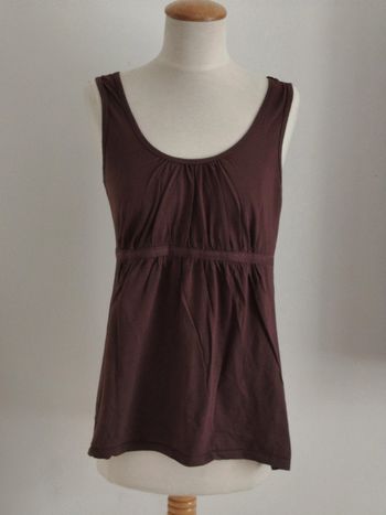 Débardeur marron chocolat Xanaka taille 38