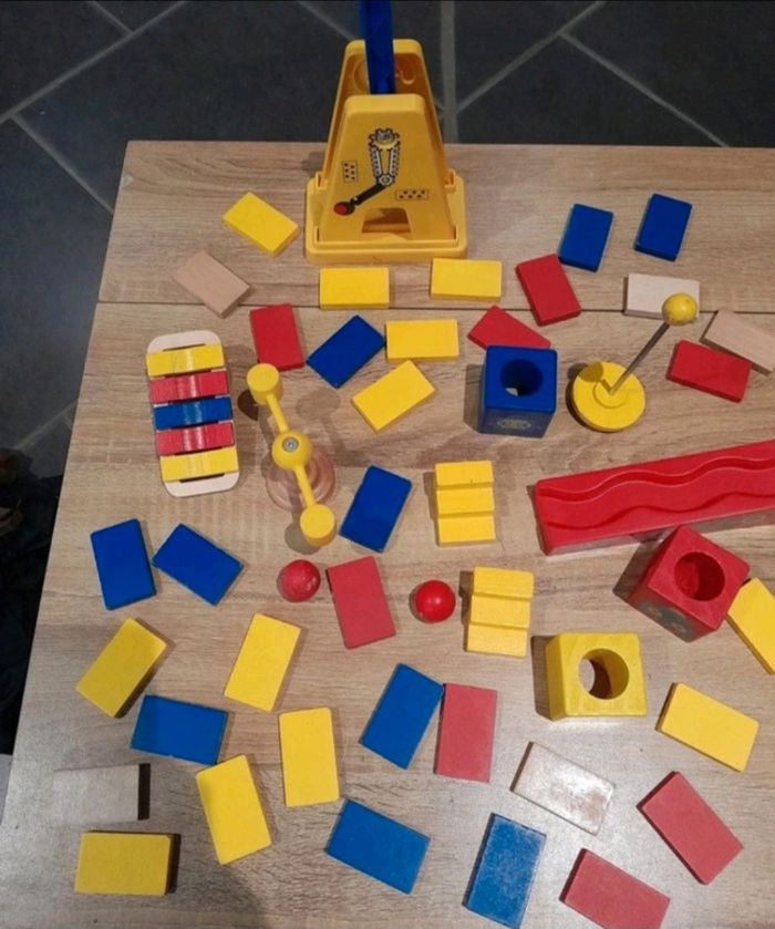 Domino parcours en bois 48 pièces - photo numéro 2