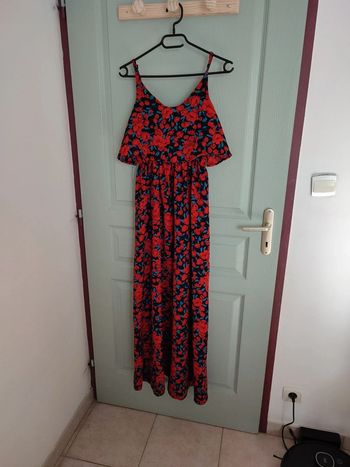 Robe d'été fleurie à volants
