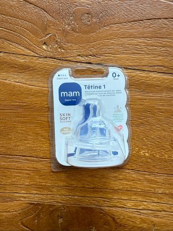 Tétine mam neuve