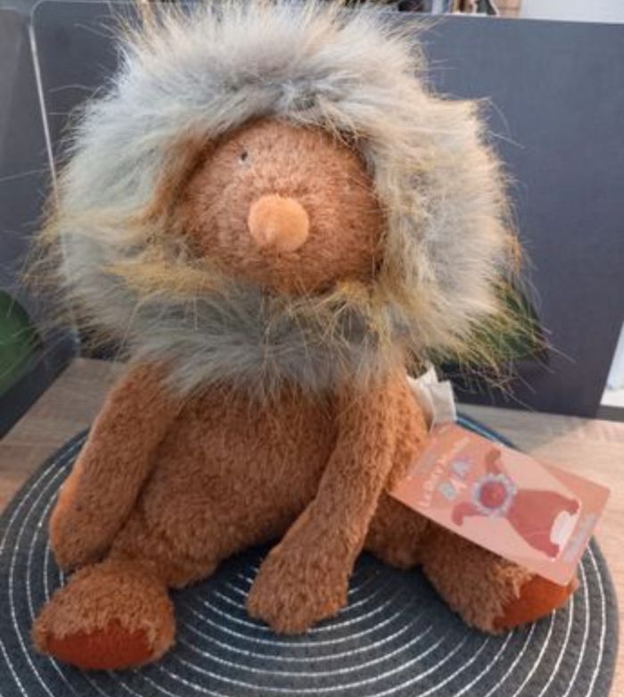 Peluche roudoudou le lion moulin roty neuf