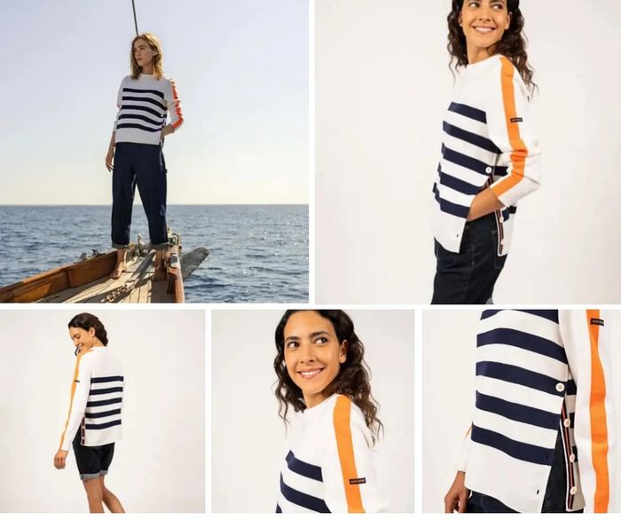 Pull laine Saint James modèle Chausey Neuf taille 40 made in France - photo numéro 14